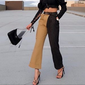 Color Block Pants